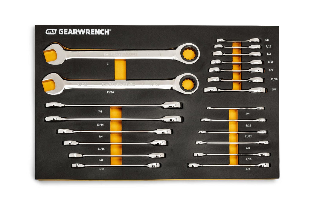 Gearwrench GearWrench Combination Ratcheting Wrench Modular Tool Sets 86526 Autofit