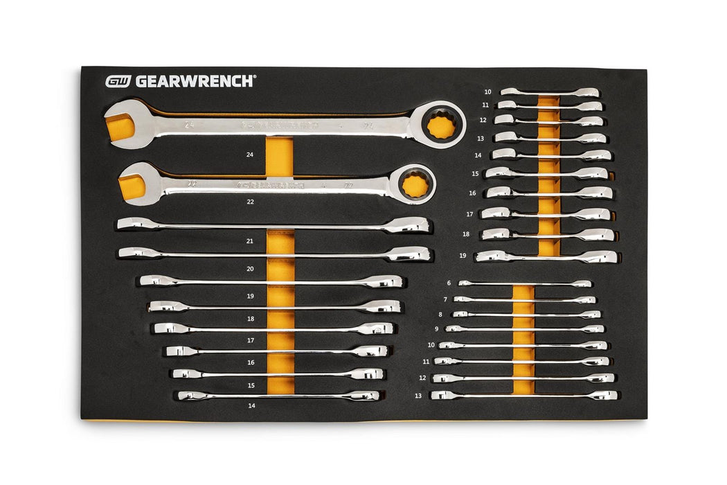 Gearwrench GearWrench Combination Ratcheting Wrench Modular Tool Sets 86527 Autofit