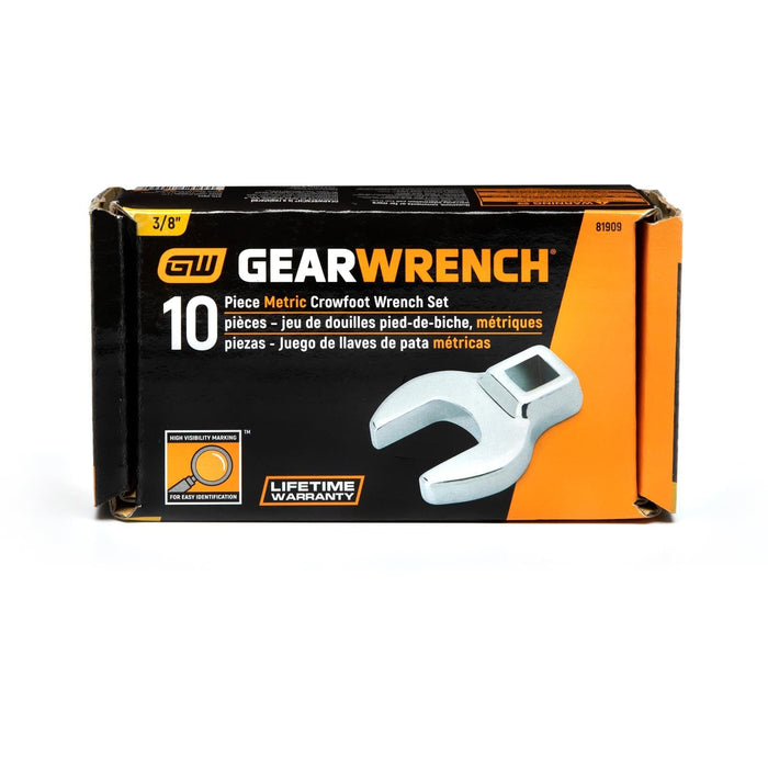 Gearwrench GearWrench Crowfoot Wrench Sets 81909 Autofit