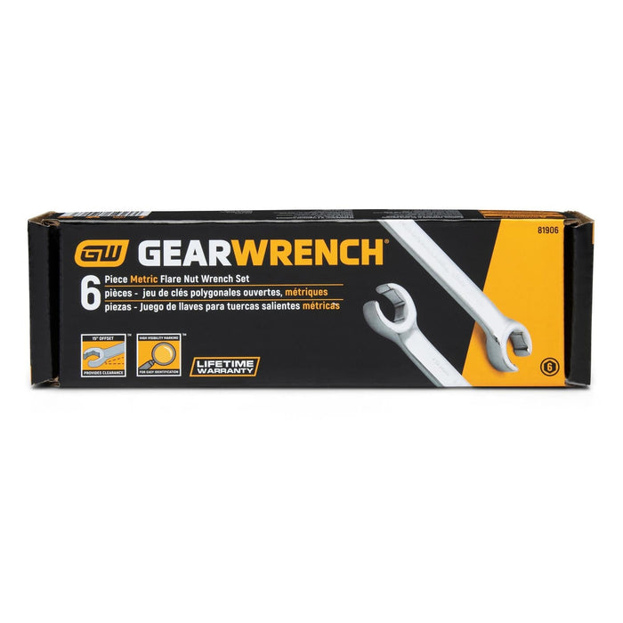 Gearwrench GearWrench Flare Nut Wrench Sets 81906 Autofit