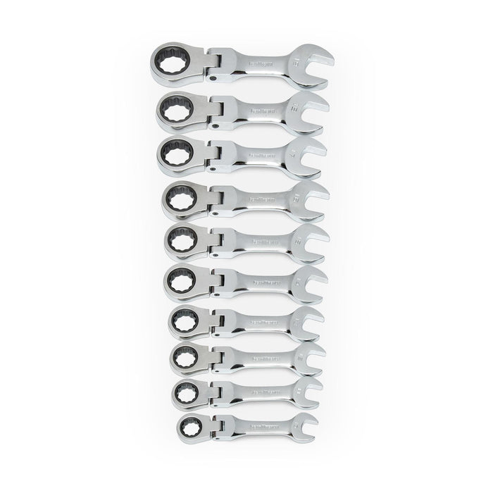 Gearwrench GearWrench Flex Head Ratcheting Combination Wrench Sets 9550 Autofit