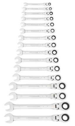 Gearwrench GearWrench Flex Head Ratcheting Combination Wrenches 9902D Autofit