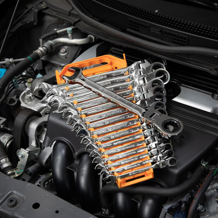 Gearwrench GearWrench Flex Head Ratcheting Combination Wrenches 9902D Autofit