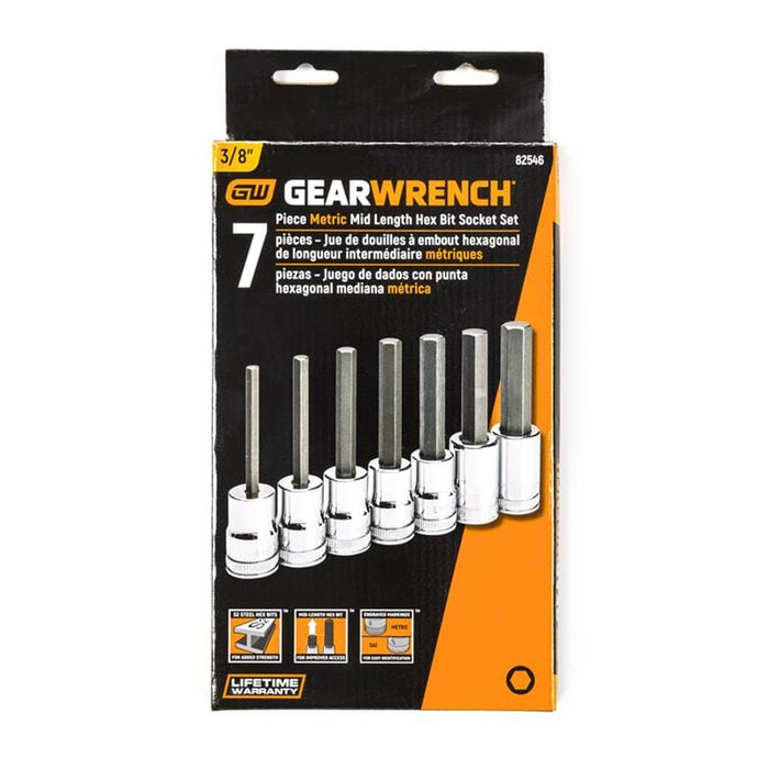 Gearwrench GearWrench Hex Bit Socket Sets 82546 Autofit