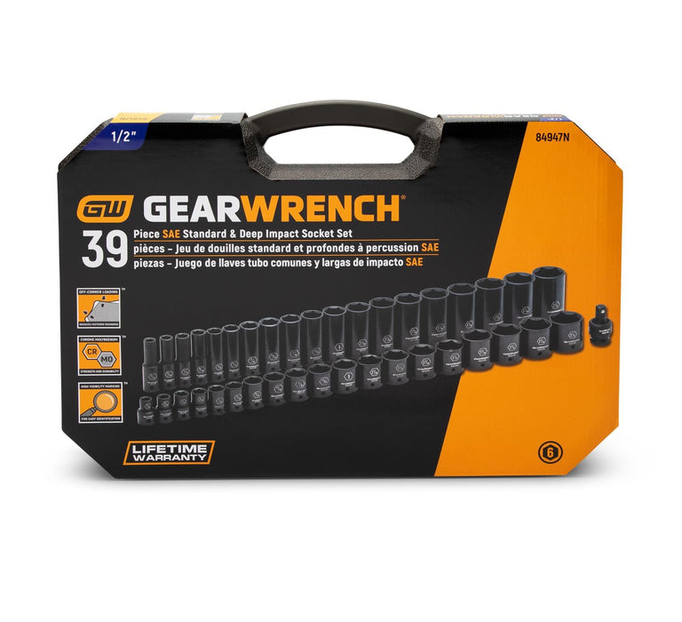 Gearwrench GearWrench Impact Socket Sets 84947N Autofit