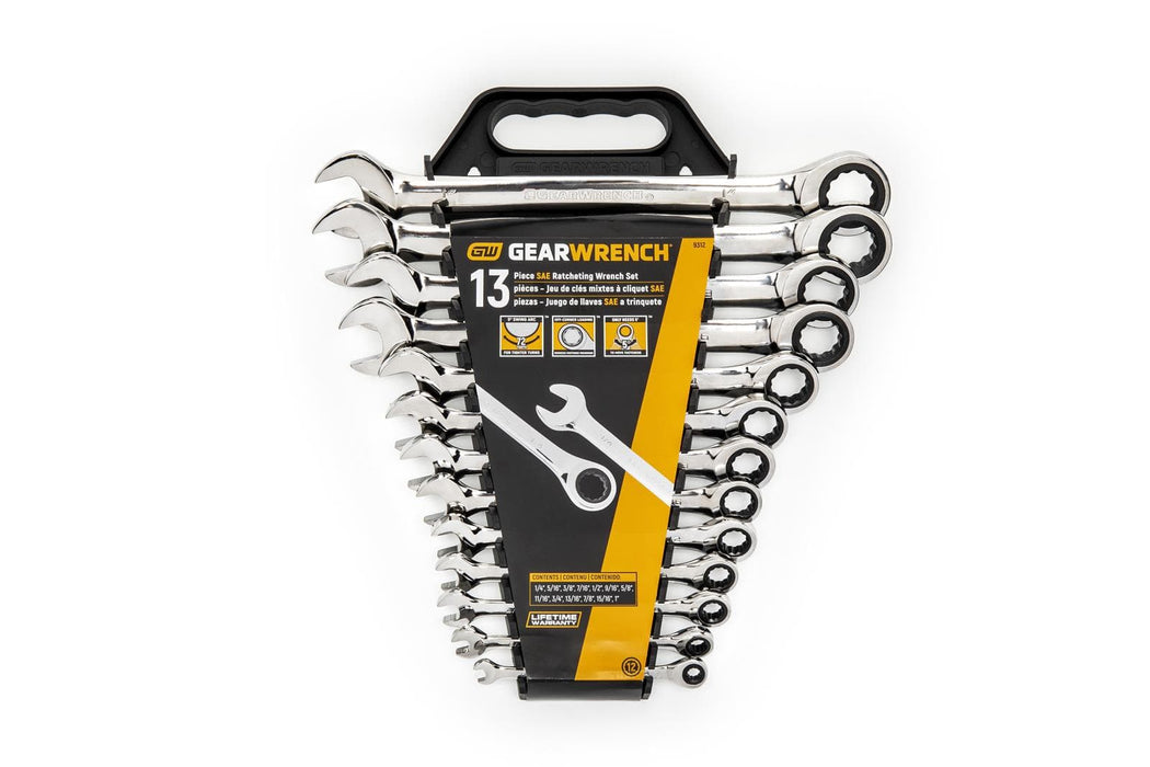 Gearwrench GearWrench Ratcheting Combination Wrench Sets 9312 Autofit