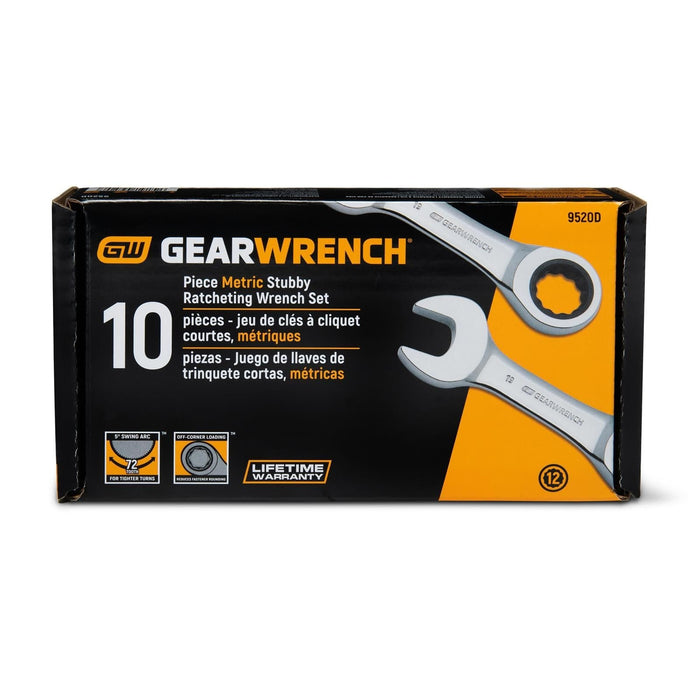 Gearwrench GearWrench Ratcheting Combination Wrench Sets 9520D Autofit