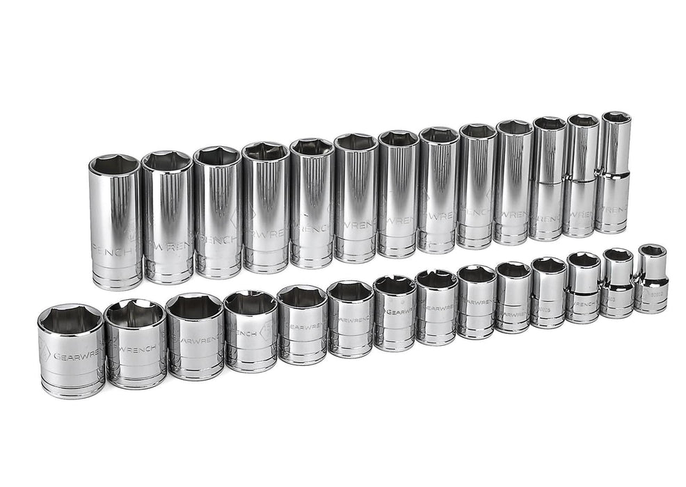 Gearwrench GearWrench Standard/Deep Socket Sets 80729 Autofit