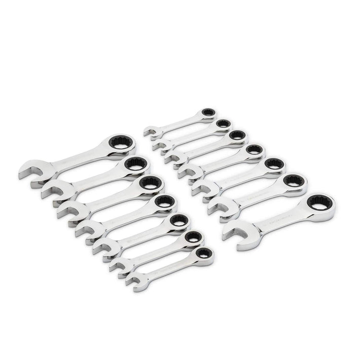 Gearwrench GearWrench Stubby Ratcheting Combination Wrench Sets 85206 Autofit