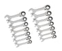 Gearwrench GearWrench Stubby Ratcheting Combination Wrench Sets 85206 Autofit