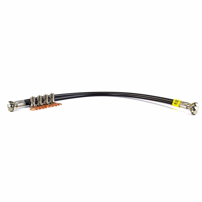 Hel Performance Braided Brake Lines - Car Classic Mini Late Type Servo Kit Autofit