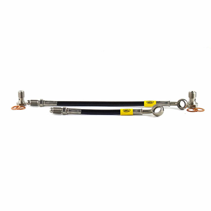 Hel Performance Braided Brake Lines - Car Classic Mini Yellow Tag Kit Autofit