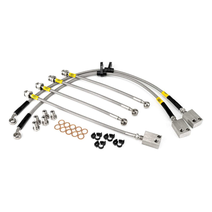 Hel Performance Braided Brake Lines - Car Honda Civic FK2 2.0 Type R 2015- Brake Lines HEL Stainless Steel Braided Autofit