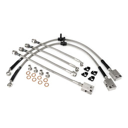 Hel Performance Braided Brake Lines - Car Honda Civic FN2 2.0 Type R 2006- Brake Lines HEL Stainless Steel Braided Autofit