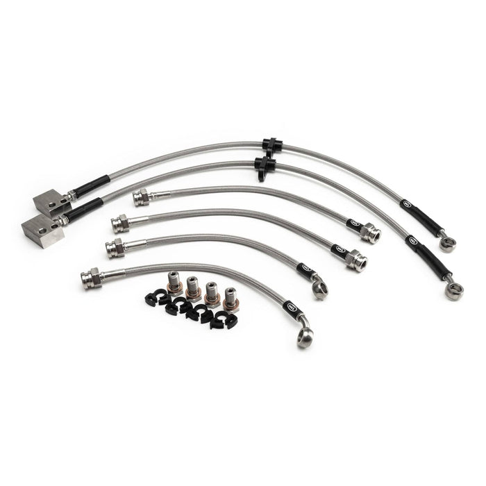 Hel Performance Braided Brake Lines - Car Honda Jazz 1.2 2008- Brake Lines HEL Stainless Steel Braided Autofit