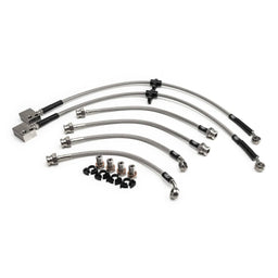 Hel Performance Braided Brake Lines - Car Honda Jazz 1.2 DSi 2004- Brake Lines HEL Stainless Steel Braided Autofit