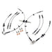 Hel Performance Braided Brake Lines - Car Land Rover Discovery 3, 4 All Models 2004-2017 Brake Lines HEL Stainless Steel Braided Autofit