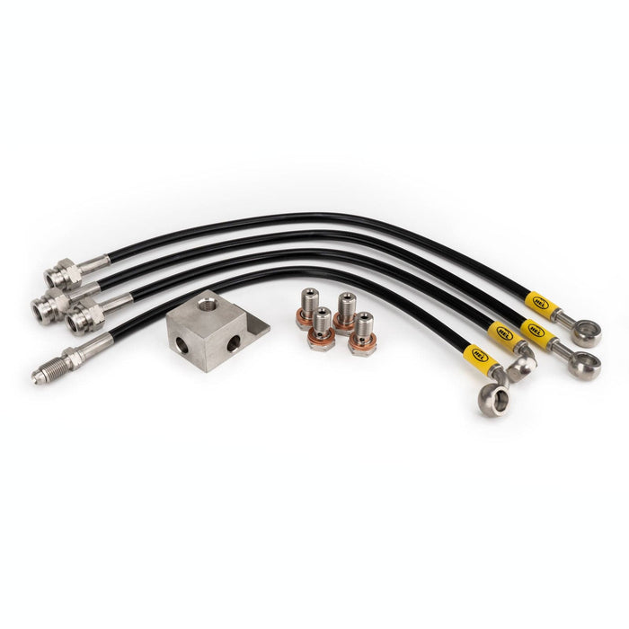 Hel Performance Braided Brake Lines - Car Mazda MX-5 NA/NB All Models excluding Sport with Factory Big Brakes 1994-2005 Brake Lines HEL Stainless Steel Braided Autofit