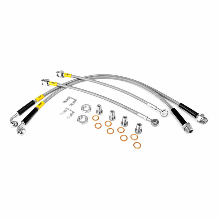 Hel Performance Braided Brake Lines - Car Mazda MX-5 ND All Models with Factory Front Brembo Upgrade 2016- Brake Lines HEL Stainless Steel Braided Autofit