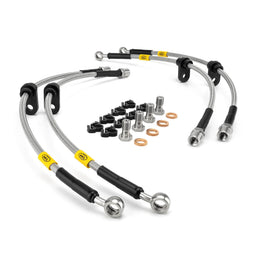 Hel Performance Braided Brake Lines - Car Renault Megane II 2.0 RS 225 F1 Team 2005 Only) Brake Lines HEL Stainless Steel Braided Autofit
