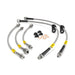 Hel Performance Braided Brake Lines - Car Saab 900 2.0 1979-1993 Brake Lines HEL Stainless Steel Braided Autofit