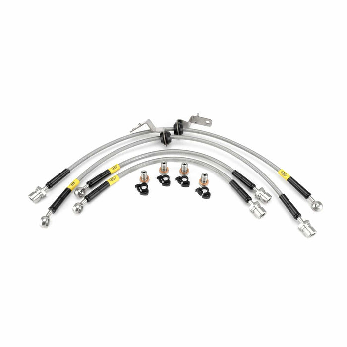 Hel Performance Braided Brake Lines - Car Tesla Model 3 Performance 2017- Brake Lines HEL Stainless Steel Braided Autofit