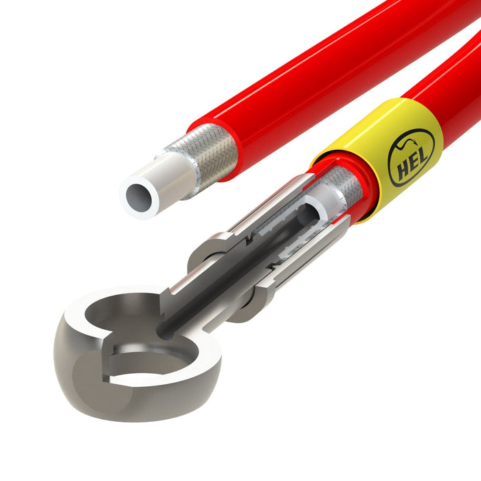 Hel Performance Braided Brake Lines - Car TVR Tuscan Brake Lines HEL Stainless Steel Braided Autofit