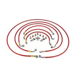 Hel Performance Braided Brake Lines - Motorcycle BMW S1000RR ABS 2019-2020 Flexible ABS Replacement Brake Lines HEL Stainless Steel Braided Autofit