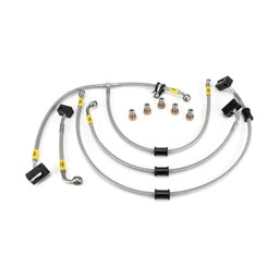 Hel Performance Braided Brake Lines - Motorcycle Honda CBR1000RR Fireblade ABS 2017-2019 Flexible ABS Replacement Brake Lines HEL Stainless Steel Braided Autofit