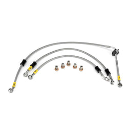 Hel Performance Braided Brake Lines - Motorcycle Honda CBR600 FX/F4X-FY/F4Y-F1/S-F2/S-F3-F4-F5-F6 1999-2006 Standard Replacement Brake Lines HEL Stainless Steel Braided Autofit