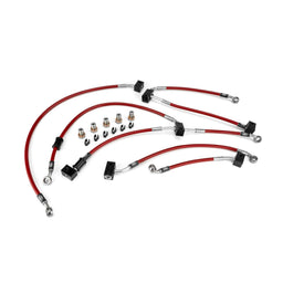 Hel Performance Braided Brake Lines - Motorcycle Honda CBR600F ABS 2011-2013 Flexible ABS Replacement Brake Lines HEL Stainless Steel Braided Autofit