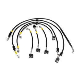 Hel Performance Braided Brake Lines - Motorcycle Honda CRF1000L Africa Twin ABS 2016-2017 Flexible ABS Replacement Brake Lines HEL Stainless Steel Braided Autofit