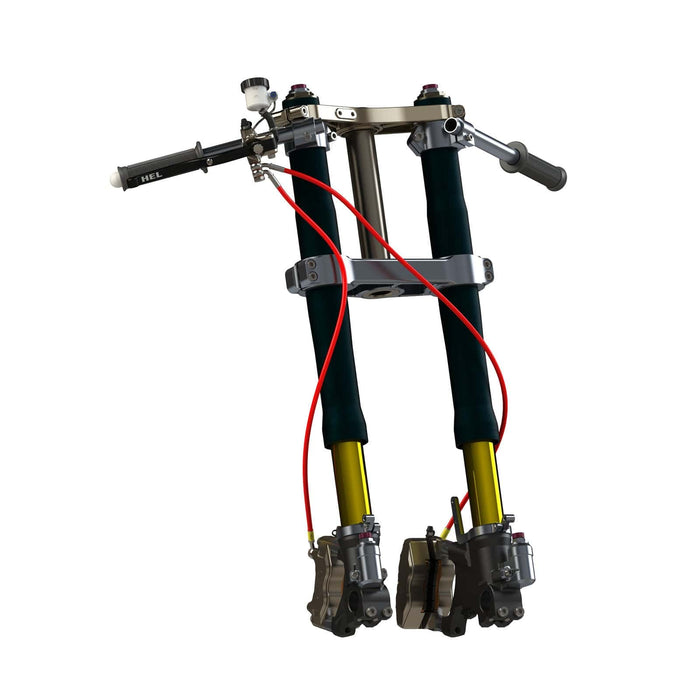 Hel Performance Braided Brake Lines - Motorcycle Honda TRX250 EX 2003-2006 Full Length Race Brake Lines HEL Stainless Steel Braided Autofit