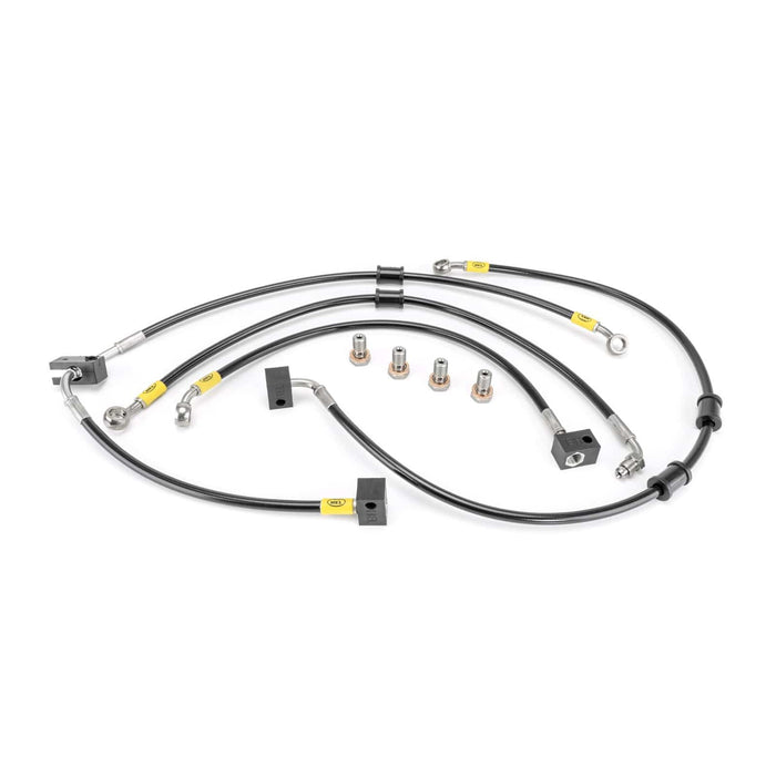 Hel Performance Braided Brake Lines - Motorcycle Kawasaki Z1000 SX (Ninja) ABS 2014-2019 Flexible ABS Replacement Brake Lines HEL Stainless Steel Braided Autofit