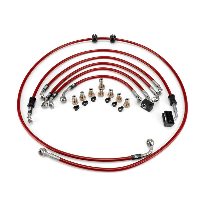 Hel Performance Braided Brake Lines - Motorcycle Suzuki GSX-R1000R ABS L7-L9 2017-2022 Flexible ABS Replacement Brake Lines HEL Stainless Steel Braided Autofit