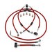 Hel Performance Braided Brake Lines - Motorcycle Suzuki GSX-S1000F, GSX-S1000 ABS 2015-2017 Flexible ABS Replacement Brake Lines HEL Stainless Steel Braided Autofit