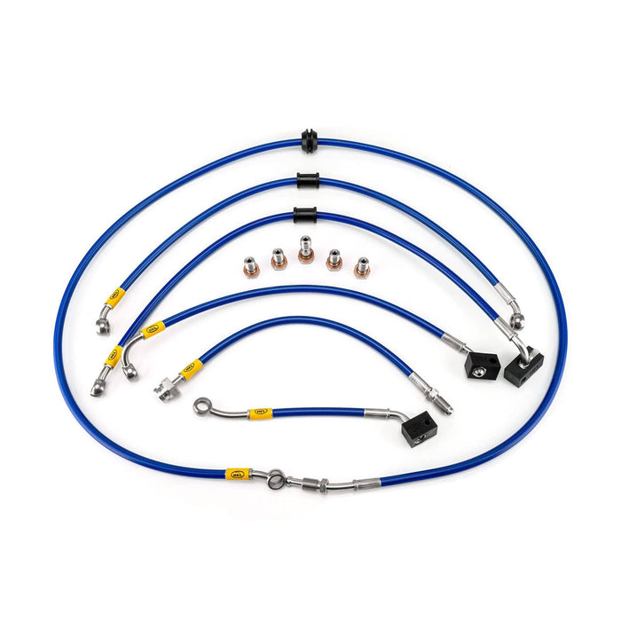 Hel Performance Braided Brake Lines - Motorcycle Suzuki SFV650 Gladius ABS K9-L6 2009-2016 Flexible ABS Replacement Brake Lines HEL Stainless Steel Braided Autofit