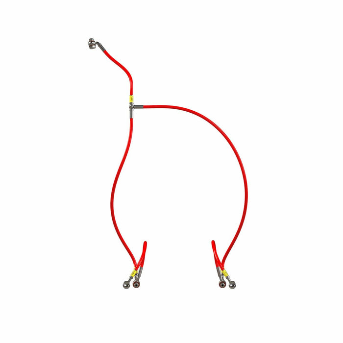 Hel Performance Braided Brake Lines - Motorcycle Yamaha FJ1100 1985-1986 Standard Replacement Brake Lines HEL Stainless Steel Braided Autofit