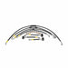 Hel Performance Braided Brake Lines - Motorcycle Yamaha MT-07 ABS 2013-2019 Flexible ABS Replacement Brake Lines HEL Stainless Steel Braided Autofit