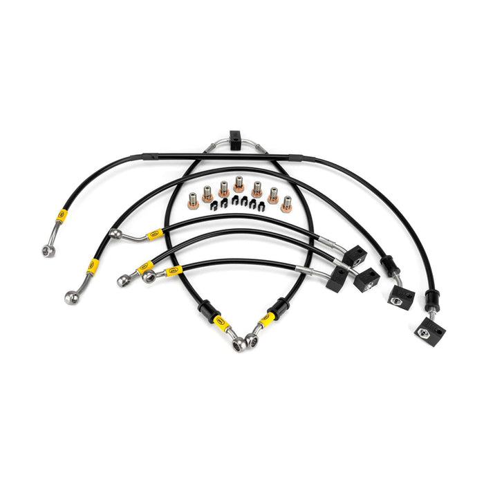 Hel Performance Braided Brake Lines - Motorcycle Yamaha MT-10 ABS / SP 2016-2021 Flexible ABS Replacement Brake Lines HEL Stainless Steel Braided Autofit