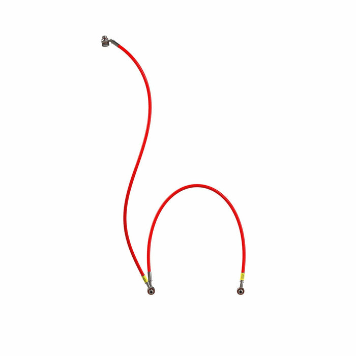 Hel Performance Braided Brake Lines - Motorcycle Yamaha TDM900 Non ABS 2002-2008 Over The Mudguard Brake Lines HEL Stainless Steel Braided Autofit