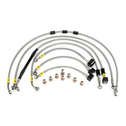 Hel Performance Braided Brake Lines - Motorcycle Yamaha Tenere 700 ABS 2019-2021 Flexible ABS Replacement Brake Lines HEL Stainless Steel Braided Autofit