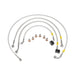 Hel Performance Braided Brake Lines - Motorcycle Yamaha YZF-R125 ABS 2015-2018 Flexible ABS Replacement Brake Lines HEL Stainless Steel Braided Autofit