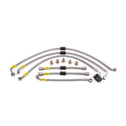 Hel Performance Braided Brake Lines - Motorcycle Yamaha YZF-R3 ABS 2015-2022 Flexible ABS Replacement Brake Lines HEL Stainless Steel Braided Autofit