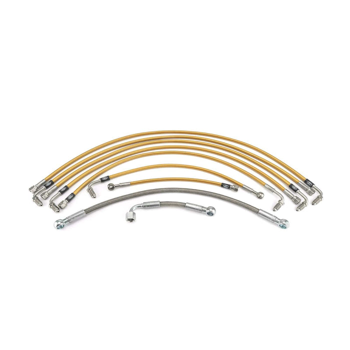 Hel Performance Braided Fuel Injector Lines Audi 80 B4 2.3 E 10V NG 1991-1996 Fuel Injector Lines HEL Stainless Steel Braided Autofit