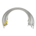 Hel Performance Braided Fuel Injector Lines Ford Capri 2.8 Right Hand Drive Fuel Injector Lines HEL Stainless Steel Braided Autofit