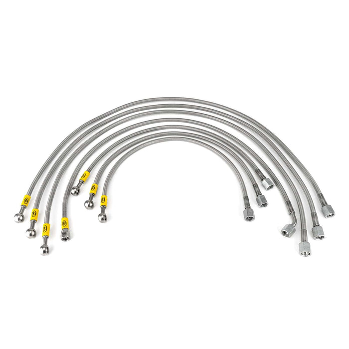 Hel Performance Braided Fuel Injector Lines Porsche 911 SC Fuel Injector Lines HEL Stainless Steel Braided Autofit