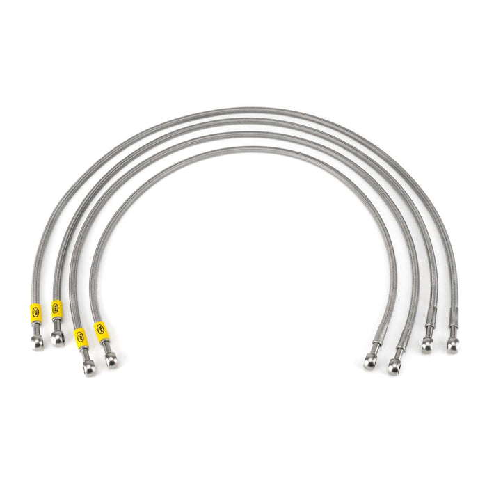 Hel Performance Braided Fuel Injector Lines Porsche 924 K-JET Early (Banjo Injectors) Fuel Injector Lines HEL Stainless Steel Braided Autofit