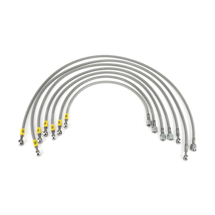 Hel Performance Braided Fuel Injector Lines Volkswagen Golf MK2 16V LHD (M12 Injectors) Fuel Injector Lines HEL Stainless Steel Braided Autofit