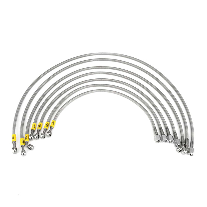 Hel Performance Braided Fuel Injector Lines Volkswagen Golf MK2 16V RHD (M12 Injectors) Fuel Injector Lines HEL Stainless Steel Braided Autofit